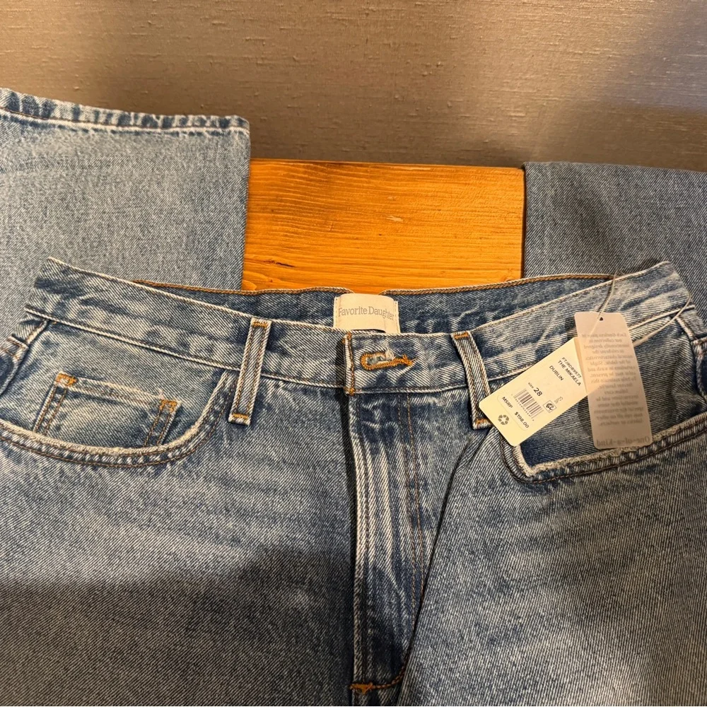 Favorite Daughter Denim The Mikaela Low Slung Long Slim Straight NWT - Picture 11 of 16